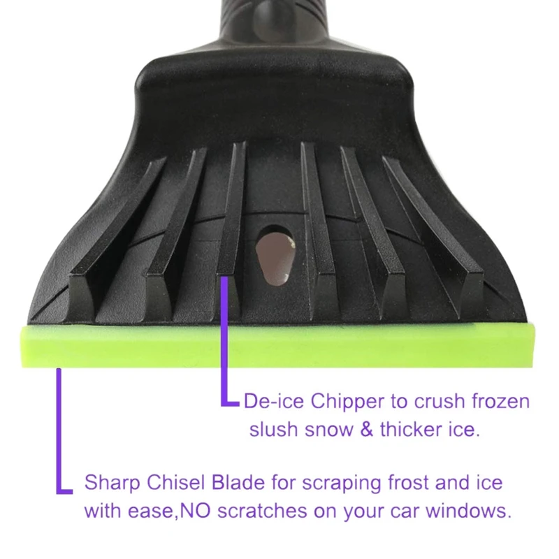 13 дюймов Автомобильный скребок для льда и снега, скребок для льда, лопатка для льда, инструменты для удаления мороза, неубиваемая щетка для снега, скребок для льда от S