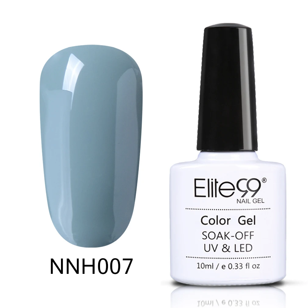 NNH007 Elite99 10 мл Блестящий УФ-гель для ногтей Platinum Soak Off Nail Art Маникюр гели для ногтей гибридные Лаки гель лак для ногтей набор - Цвет: NNH007