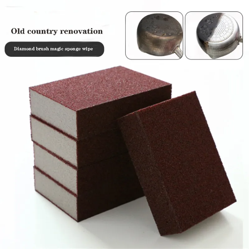 2PCS Sponge Magic Eraser for Removing Rust Cleaning Cotton Kitchen Gadgets Accessories Descaling Clean Rub Pot Tools | Дом и сад