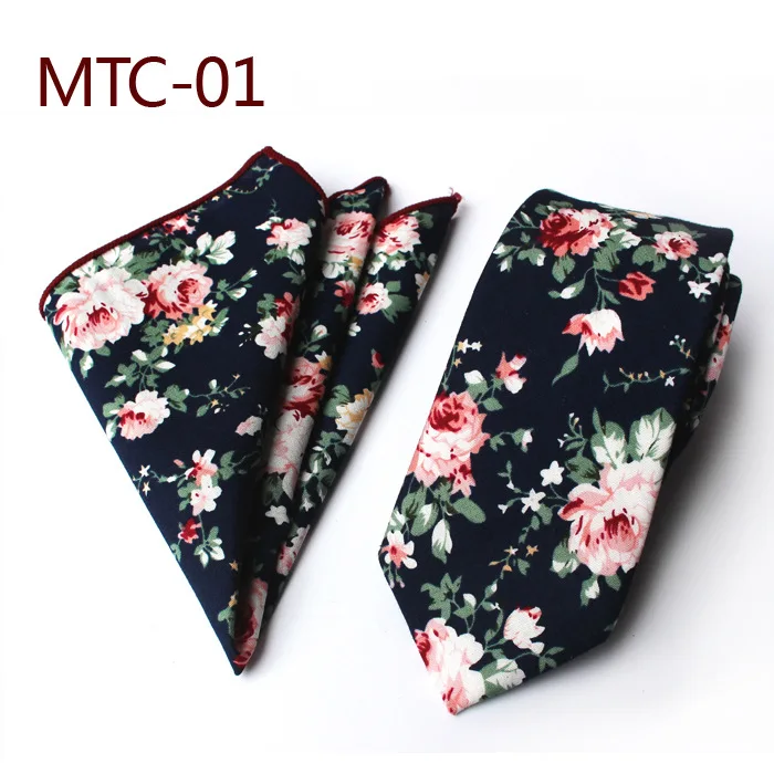 2pcs Necktie Set Мужской Жаккардовый Цветочный шейный галстук-платок элегантный свадебный вечерний 6 см узкий галстук Пейсли Карманный квадратный платок Hanky Set - Цвет: 2pcs Necktie Set