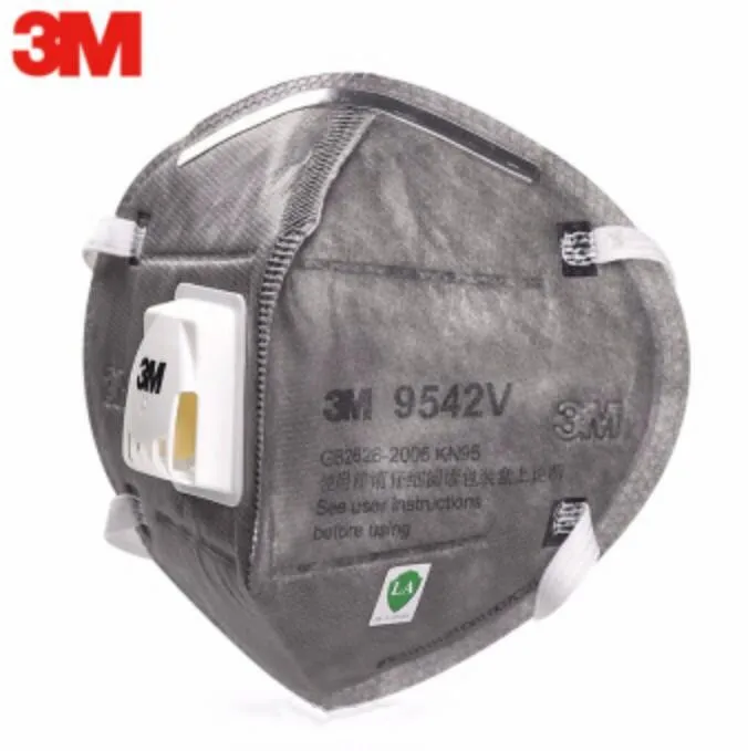 

3M 9542V Masks PM2.5 Safety Protective Dust Masks Particulate Respirator Dust Mask with Cool Flow Valve Breathable Mask