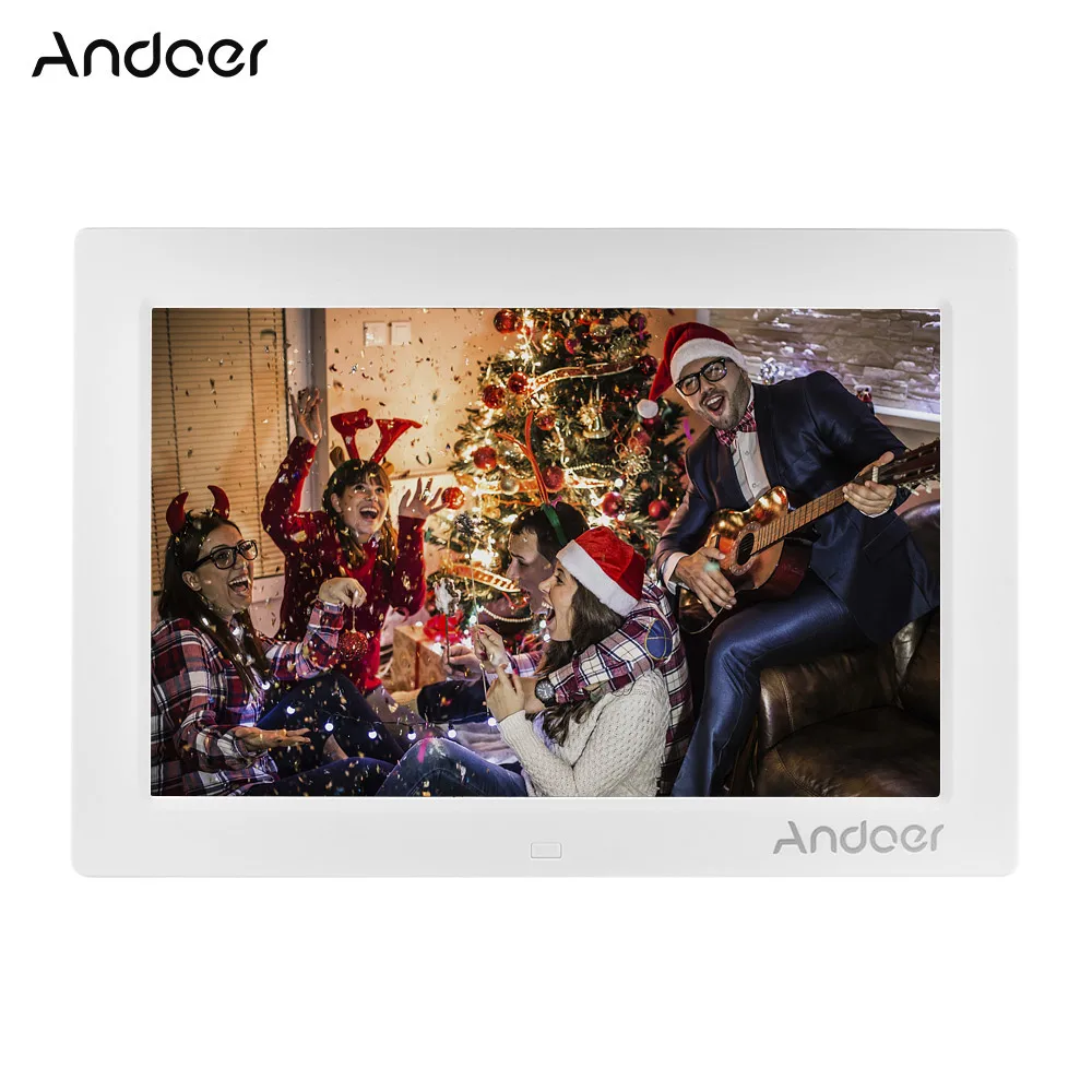 

Andoer 10inch Digital Photo Frame Full View IPS Screen 1080P Advertising Machine 1200 * 800 Resolution Support Random Play