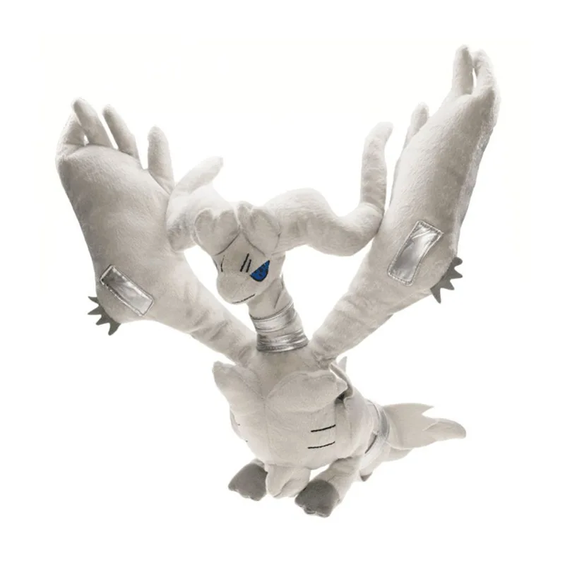 Zekrom Аниме игры серия Пикачу белый 30 см Reshiram Плюшевые игрушки Мягкие игрушки для мальчиков