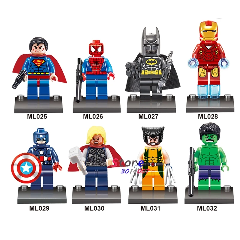 10Set-MR138 10 компл. Marvel Comics Series 8 Мстители Железный человек военная машина MK50 MK85 блоки игрушки Модель Кирпичи дети - Цвет: 10Set-MR138