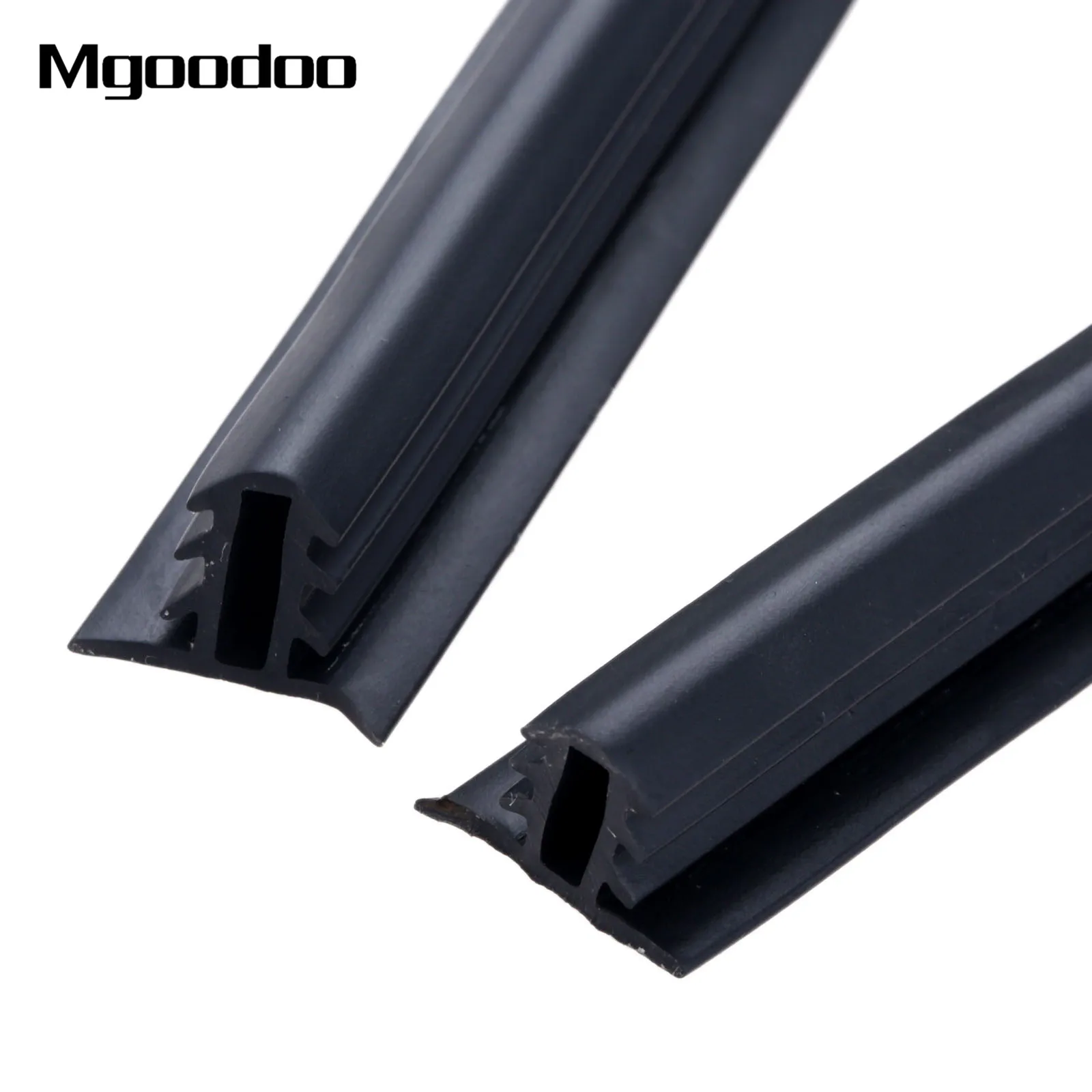 Car Rubber Sound Seal Strip 1.6M U Type Dashboard Insulation Auto Windshield Edges Gap Sealing Strips Car Interior Accessories