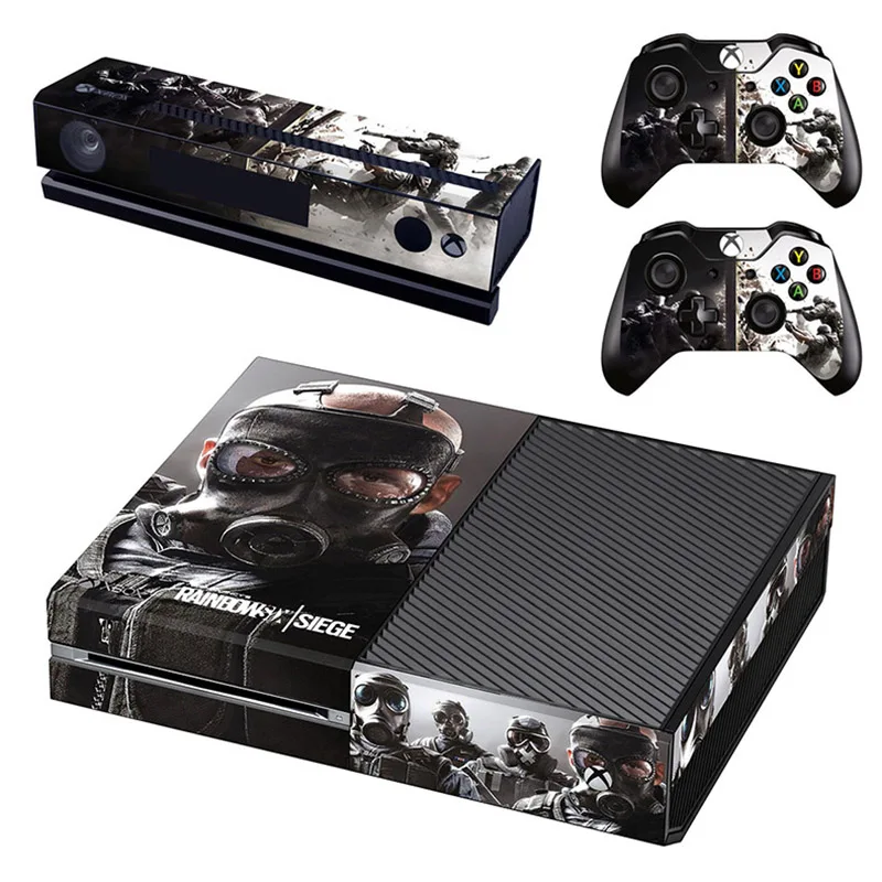 GSTM0896 Радуга шесть Siege стикер s для xbox one виниловые наклейки на кожу наклейка Pegatinas Adesivo для xbox one консоли и два контроллера - Цвет: GSTM0896