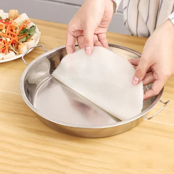

Stainless Steel Pan Cold Noodle Making Tools Steamed Rice Tray Cake Dish for Home Kitchen BJStore