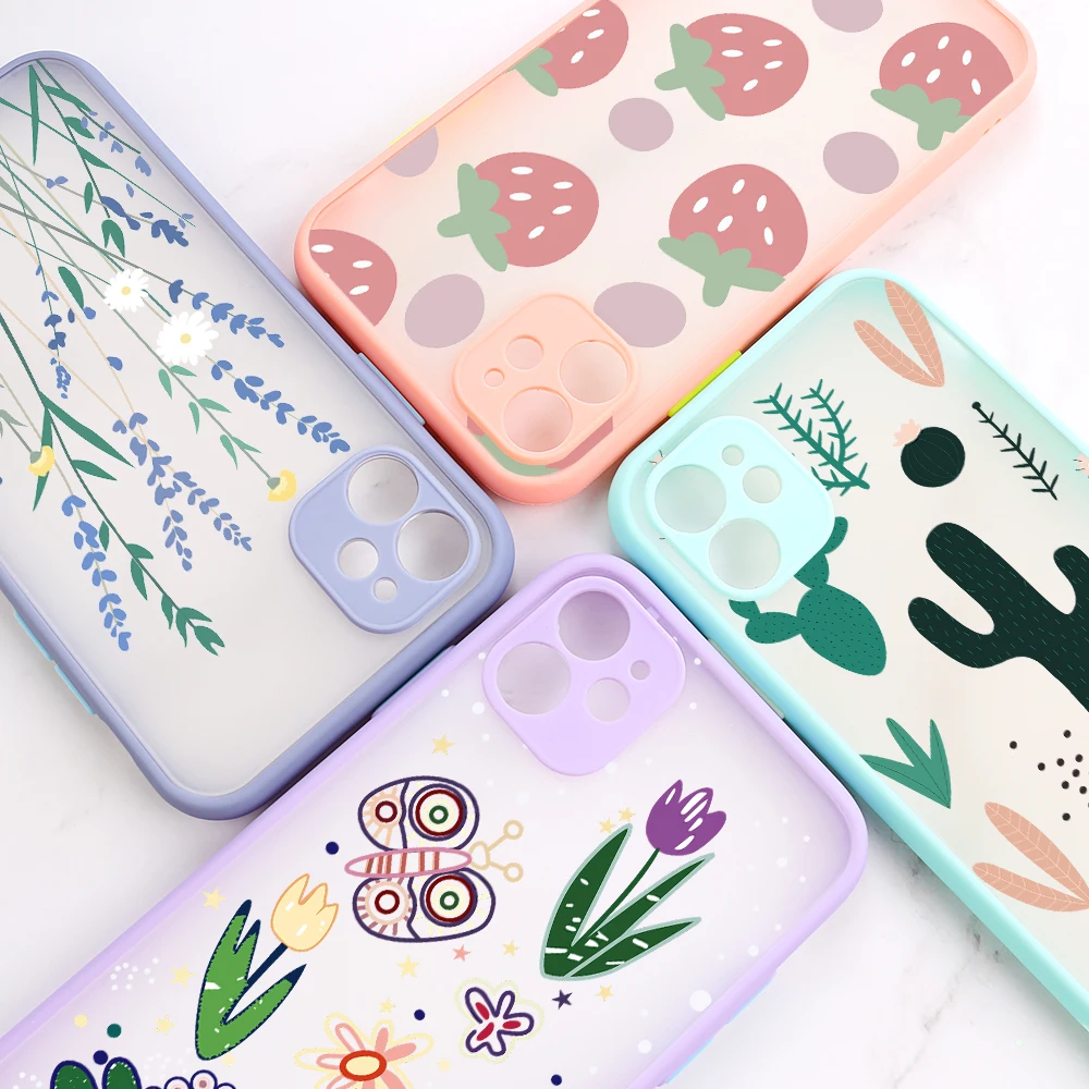 Redmi Note 10 Pro Case Poco X3 Pro Case Floral Fundas For Xiaomi 11T Redmi Note 11 8 9 Pro 9A 9T Poco F3 M3 M4 Mi 11 Lite Cover