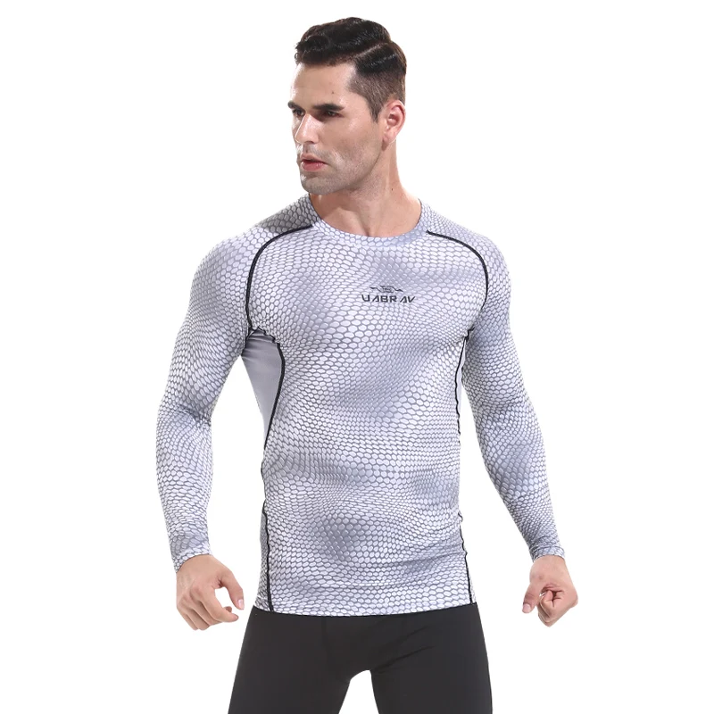 NEW 2020 Running Shirt Men T-shirt Long Sleeve Compression Shirts Gym Fitness Sport | Спорт и развлечения