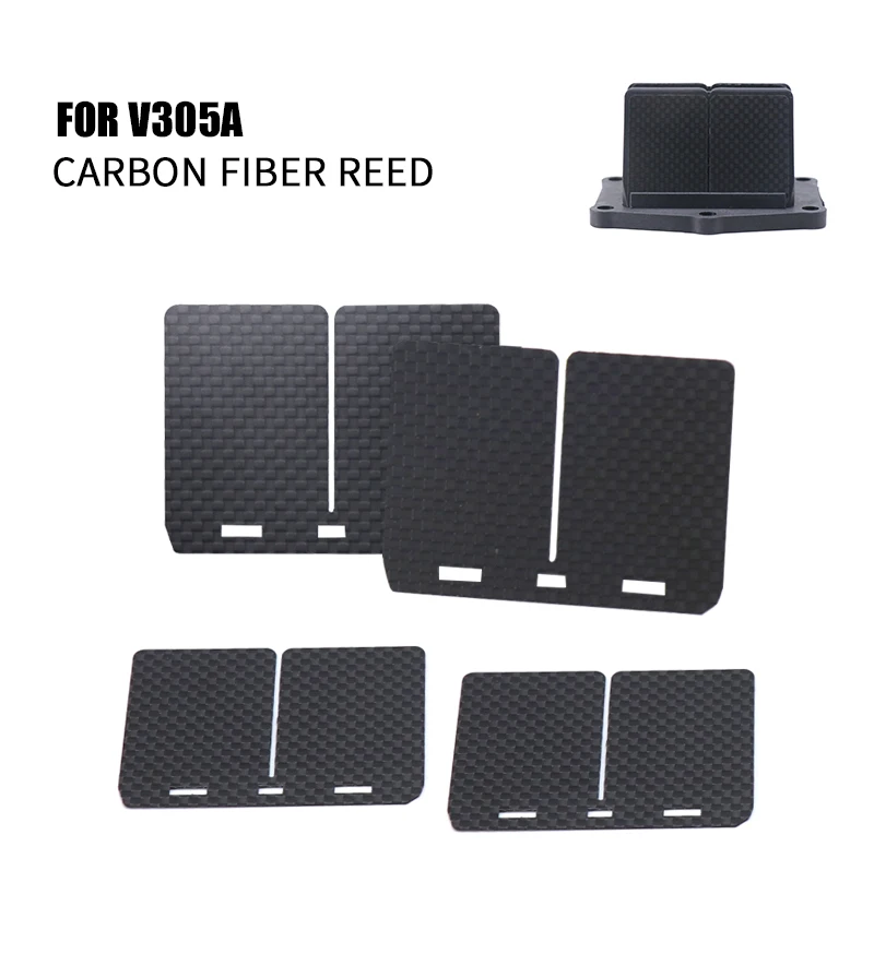 4/12/20pcs Motorcycle Reed Valve System Carbon Fiber Reed Valve Petals for 1986-2001 Honda CR250R V-Force 3 Reed Cage - - Racext 11