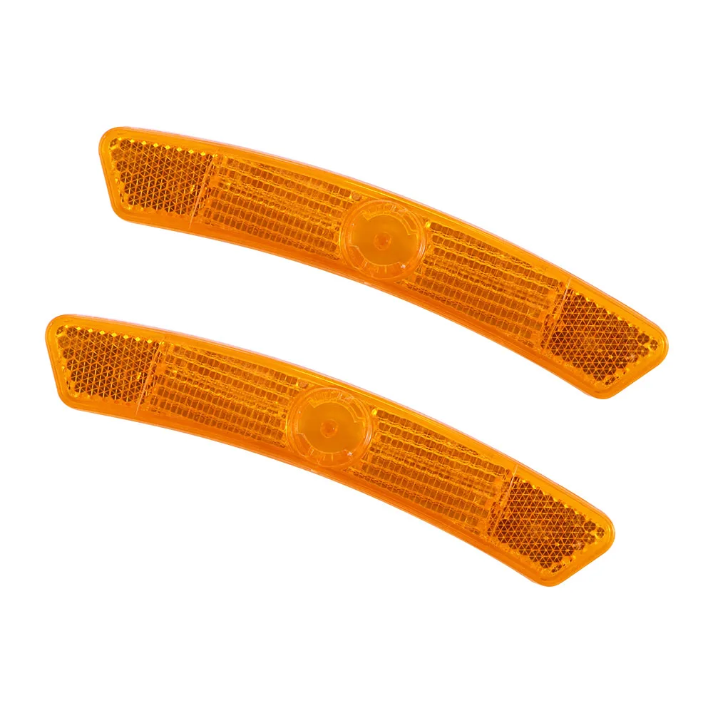 2pcs/set Bike Bicycle Spoke Reflector Safety Warning Light Safety Wheel Rim Reflective Light Mount Vintage Clip Tube Reflector Bike Accessories