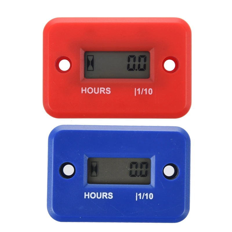 

2 Pcs Bicycle Bike Marine ATV Motorcycle Snowmobile Hour Meter :