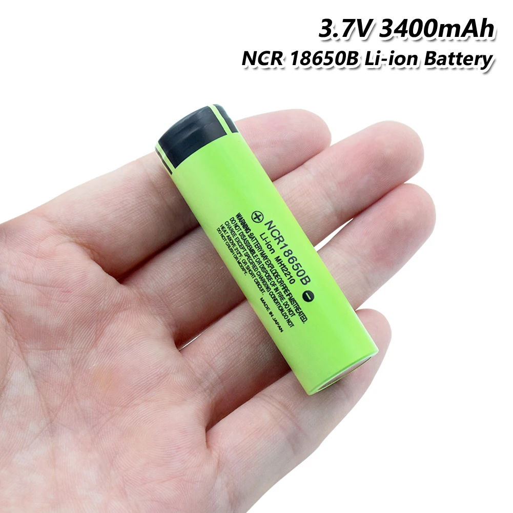 Panasonic 18650 аккумулятор 3400mah 3,7 v литий-ионная аккумуляторная батарея 3400MAh ncr bateria 18650B cellfor лазерная ручка светодиодный светильник-вспышка - Цвет: 1 pcs