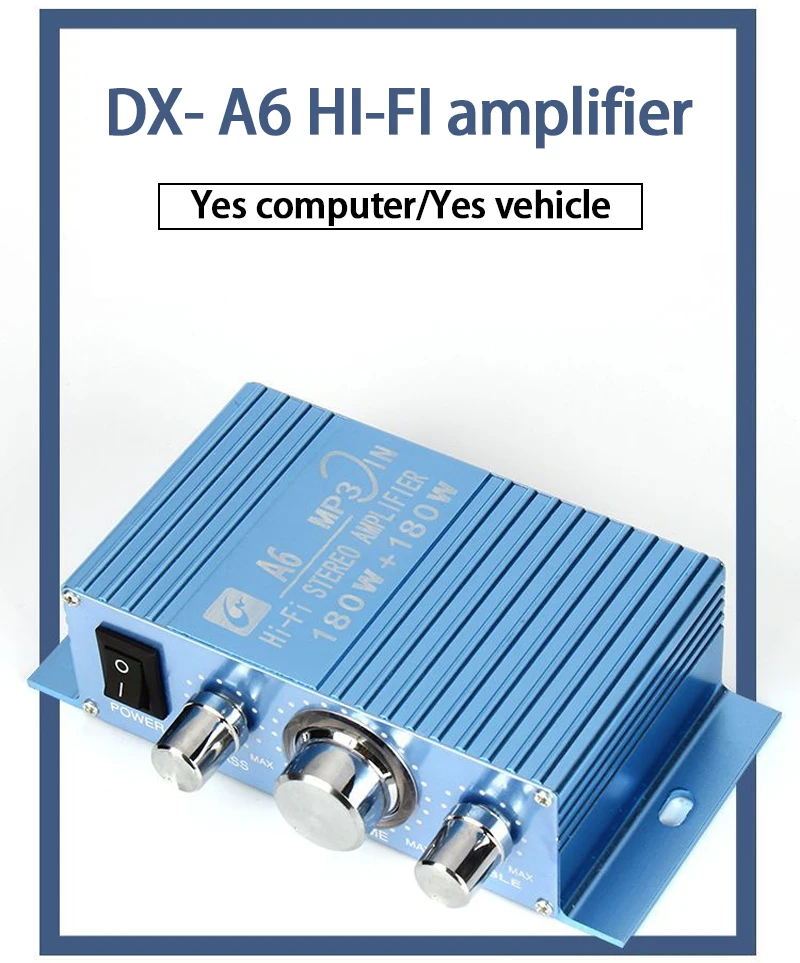 KYYSLB 40 Вт * 2 4-8 Ом A6 DC12-15V 0 канальная плата автомобильного усилителя мощности