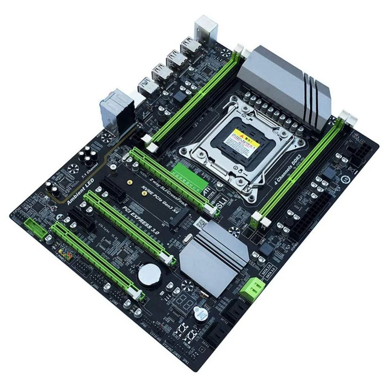 Роскошная четырехканальная плата X79 LGA 2011 USB 3 0 SATA3.0 поддержка E5-2640 E52650 E5-2660 и других