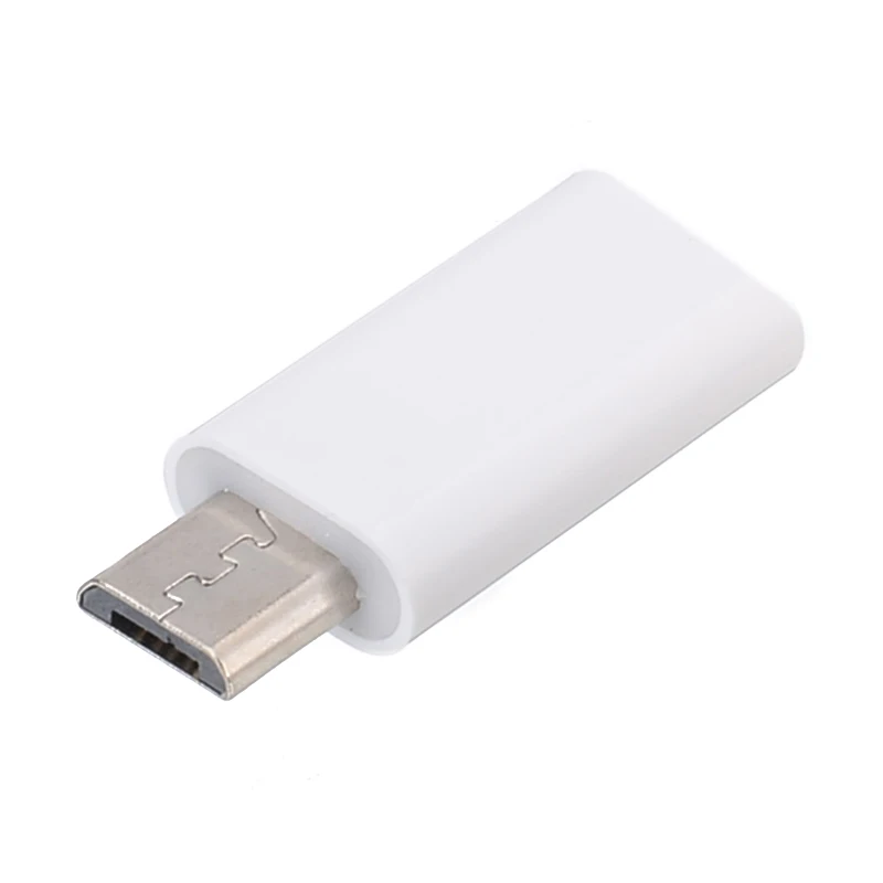 Micro USB Мужской 5 Pin к USB 3,1 type C гнездовой разъем адаптер для передачи данных конвертер для Android сертифицированные аксессуары для сотовых телефонов - Цвет: White