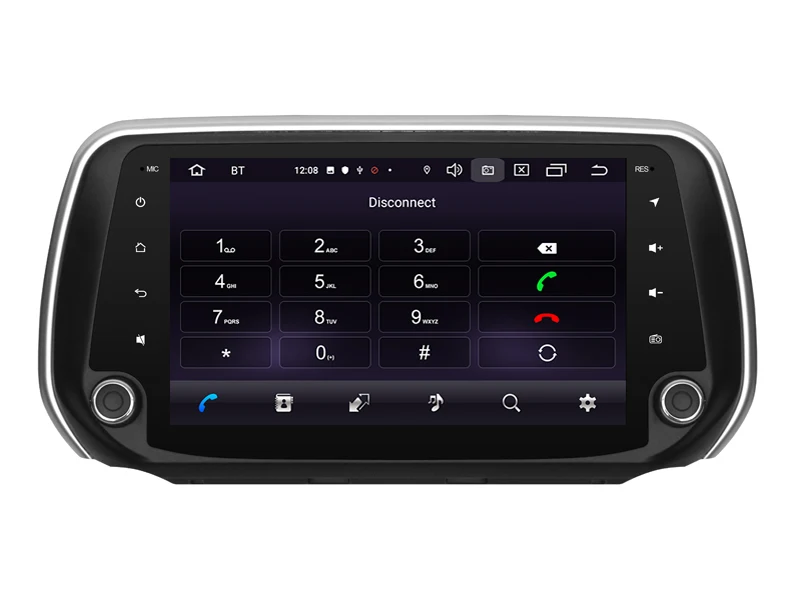 OTOJETA Android 9,0 2.5D экран автомобиля радио плеер для hyundai Santa Fe AUX USB BT Мультимедиа Стерео gps Navi магнитофон