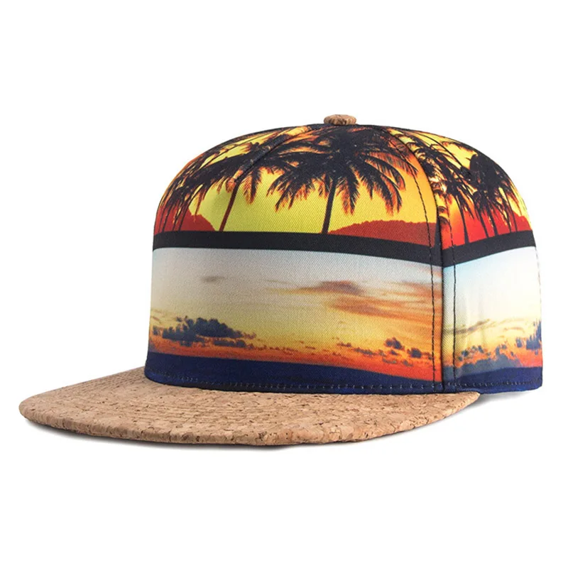 Высококачественная бейсбольная кепка с 3D принтом для мужчин и женщин в стиле хип-хоп с плоской подошвой, Регулируемая унисекс Повседневная пляжная кепки в стиле хип-хоп Gorras - Цвет: model 1
