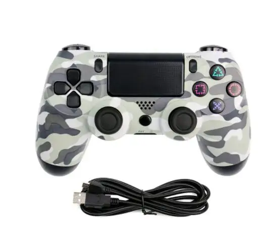 USB проводной джойстик для PS4 контроллер подходит для mando ps4 консоль для Playstation Dualshock 4 геймпад для PS3 - Цвет: Wired gray 2