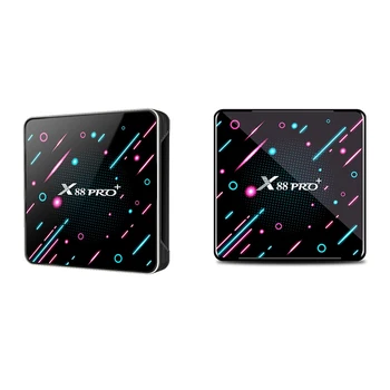 

X88 PRO PLUS Android 9.0 Smart TV Box UHD 4K Media Player RK3368 4GB/32GB 2.4G/5G Dual-Band WiFi BT4.0 100M LAN Digital Display