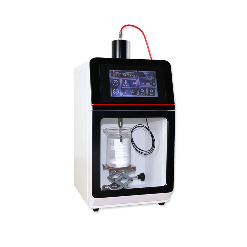 

New Type All-in-One WX-100ZXL 100W Ultrasonic Processor Cell Disrupter CE ISO 0.1-10ml