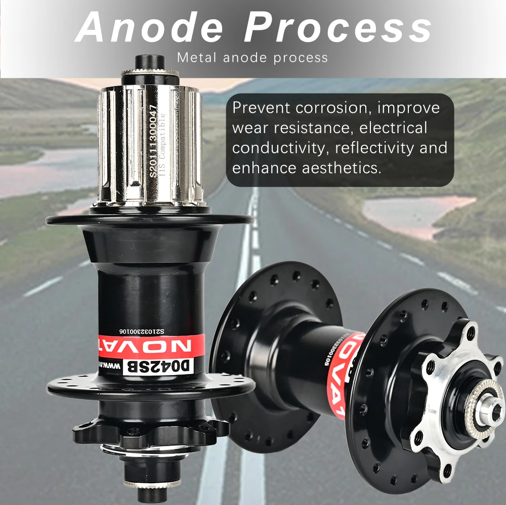 Novatec D041SB D042SB MTB Bike Hub Bicycle Mountain bearing Hubs Disc Brake Cassette Hub 28/32/36 Holes HG SX 8/9/10/11/12 Speed