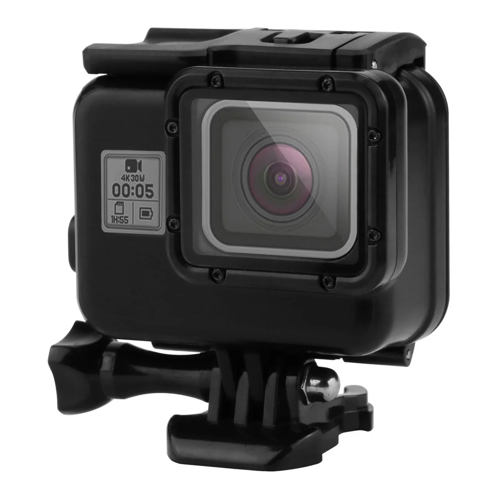 Переносная спортивная видеокамера для дайвинга для Gopro Hero5 6 7 корпус защитный чехол портативный пластиковый держатель черный подводный