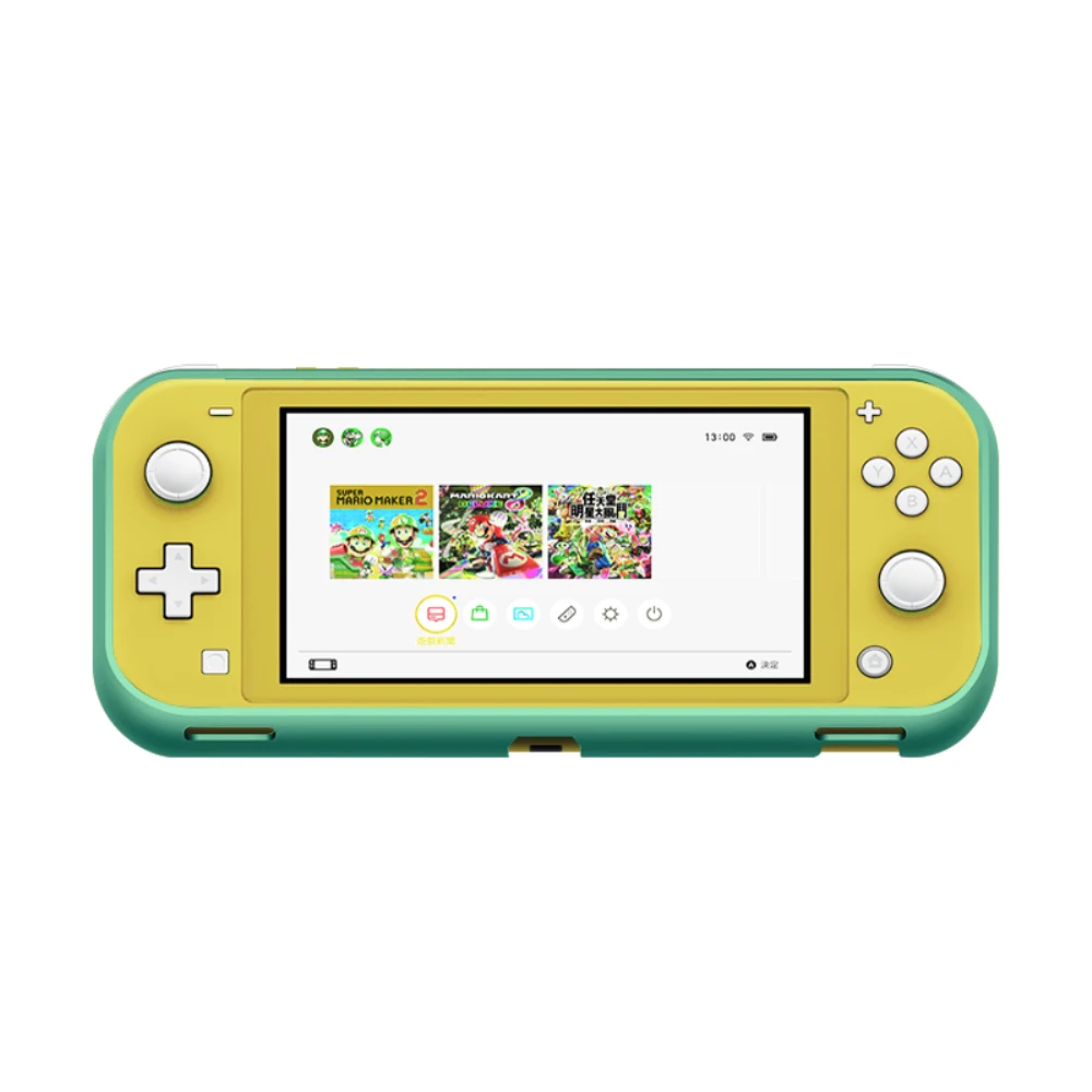 N-Switch Lite Gampad ТПУ задняя крышка с закаленным стеклом протектор экрана 4 слота для игровых карт игровой коврик контроллер протектор
