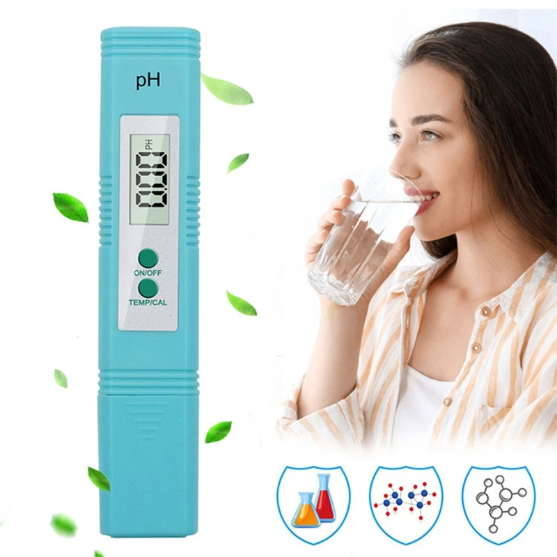 

Digital 0.0-14.0 PH Meter Water Quality Tester 0.01PH Accuracy for Aquarium Fish Tank Pool Automatic Calibration