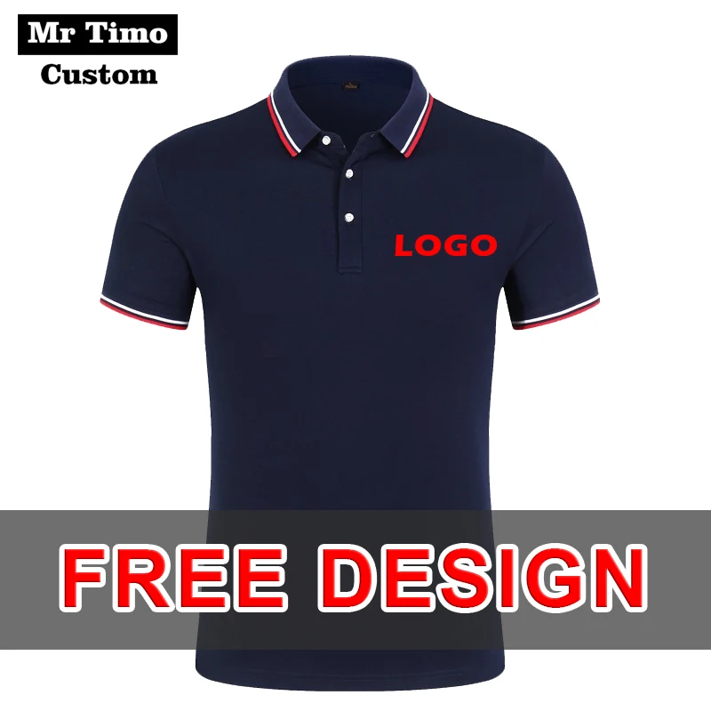 2021 New Highend Polo Shirt Custom Company Group Design Embroidery