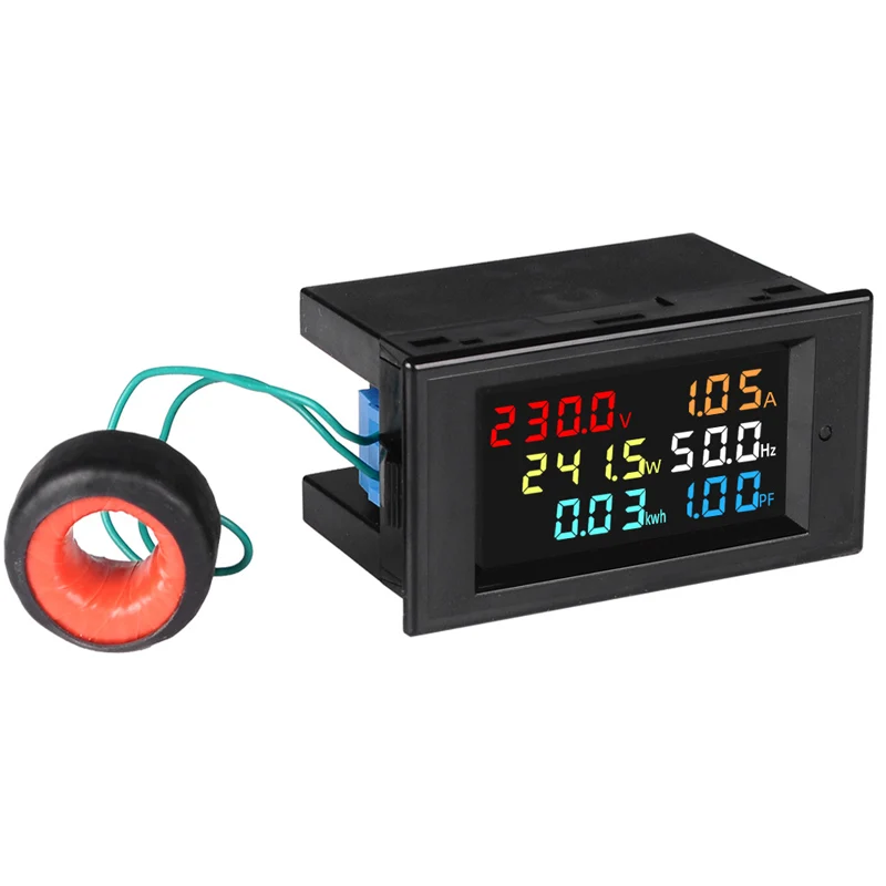 AC Voltage Power Detector Details about   100A AC 200-450V LCD Voltmeter Ammeter AMP Kwh Meter 
