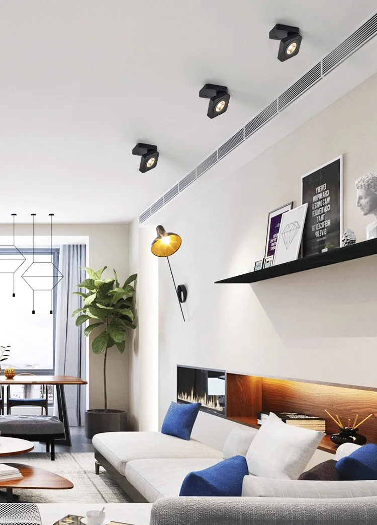 明装超薄射灯led方形灯筒灯单灯客厅吊顶吸顶北欧cob可调角度旋转-tmall_03