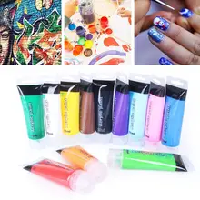 

75 ml Acrylic paint Washable Colorful Drawing Toy Kids Nail Paint Finger Painting Diy Toys Finger For Kids Craft Painting