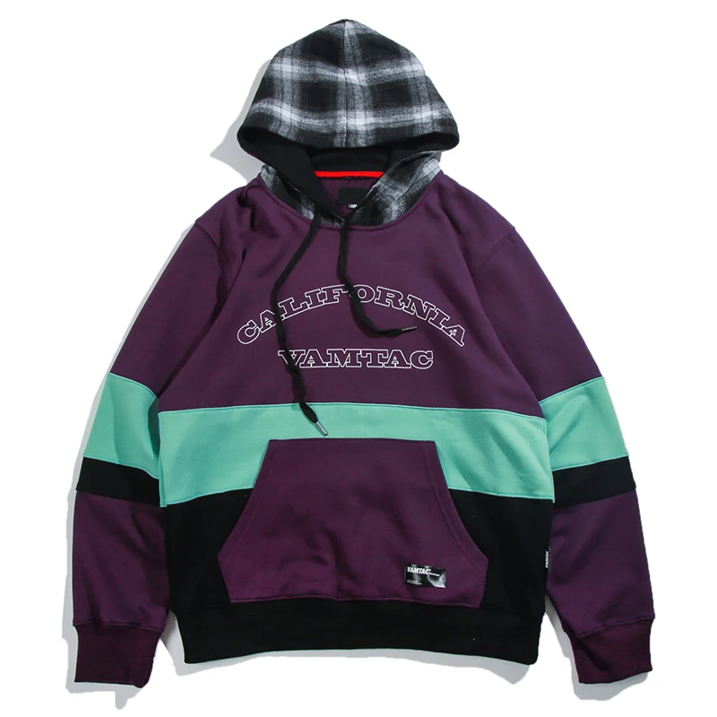 purple hoodie Женская толстовка с капюшоном в стиле хип-хоп, пуловер, худи, Уличная Повседневная модная одежда, цветная толстовка с капюшоном, хлопок - Цвет: purple hoodie