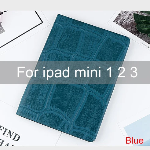 Essidi для ipad mini 5 4 3 2 1 кожаный чехол Smart Wake Sleep подставка для планшетного компьютера защитный чехол рукав для ipad mini 1 2 3 4 5 - Цвет: For mini 1 2 3