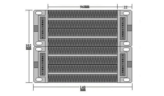 Pièces de chauffage thermostatiques électriques en céramique, chauffage PTC  isolé, haute sécurité, isolation 1700W, AC 220V - AliExpress