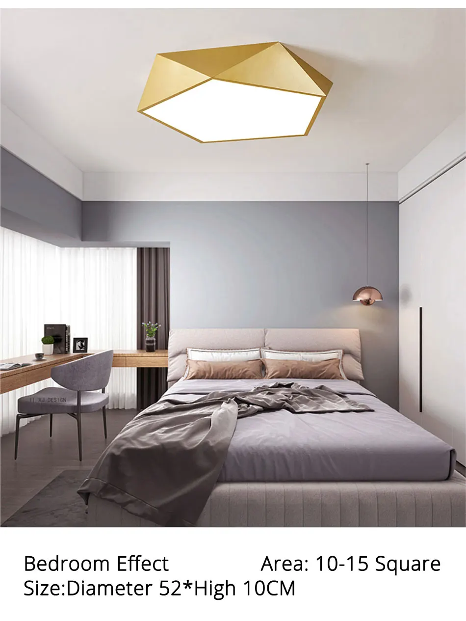 Современный потолочный светильник, светодиодный потолочный светильник с геометрическим куполом, потолочные лампы Светильник для кухни, дома, кухни, Светильники для прохода, luminaria