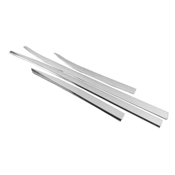 

For Jeep Renegade 2014-2017 2018 ABS Chrome Side Door Body Molding Strip Protector Guard Cover Sticker Car Styling Accessories