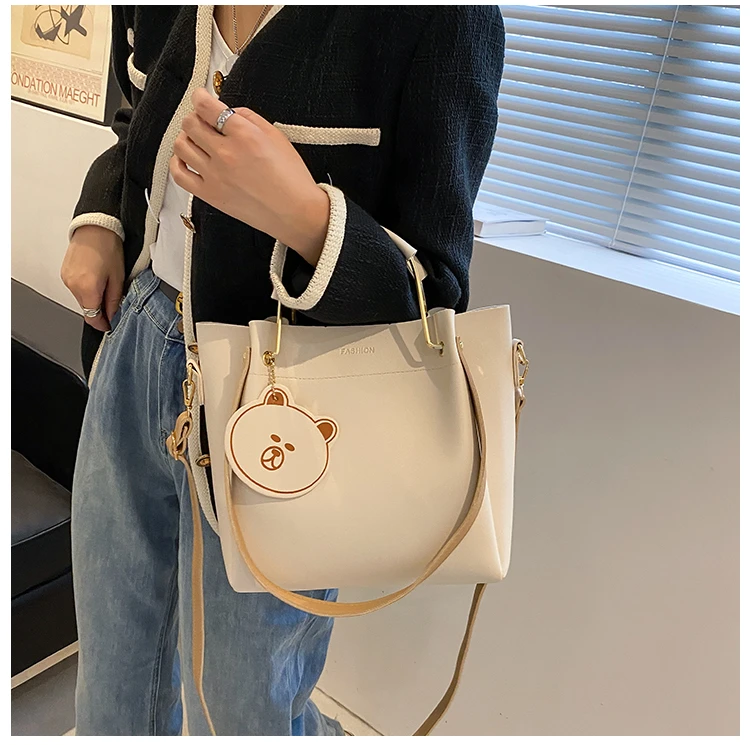 Luxury Handbags Designer Letter Pu Leather Women Shoulder Bags High Capacity Ladies Crossbody Bag Fashion Casual Female Tote Bag