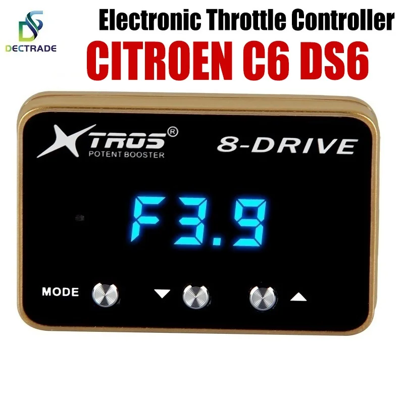 Dectrade Car Electronic Throttle Controller Racing Accelerator Potent Booster For Citroen C6 DS6 Tuning Parts 8 Drive