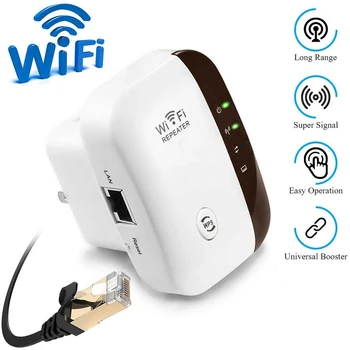 

Wi-Fi Signal Amplifier 300Mbps WiFi Booster Wireless Wifi Repeater Wifi Range Extender Router 2.4G Wi Fi Ultraboost Access Point