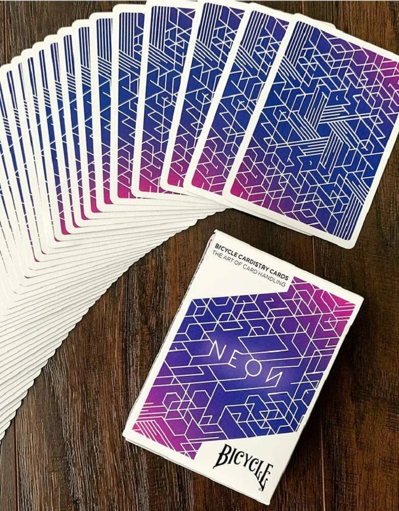 Bicycle Neon Playing Cards Purple Deck Uspcc Cardistry Cards Poker Size  Magic Tricks Props For Magician - Card Games - AliExpress