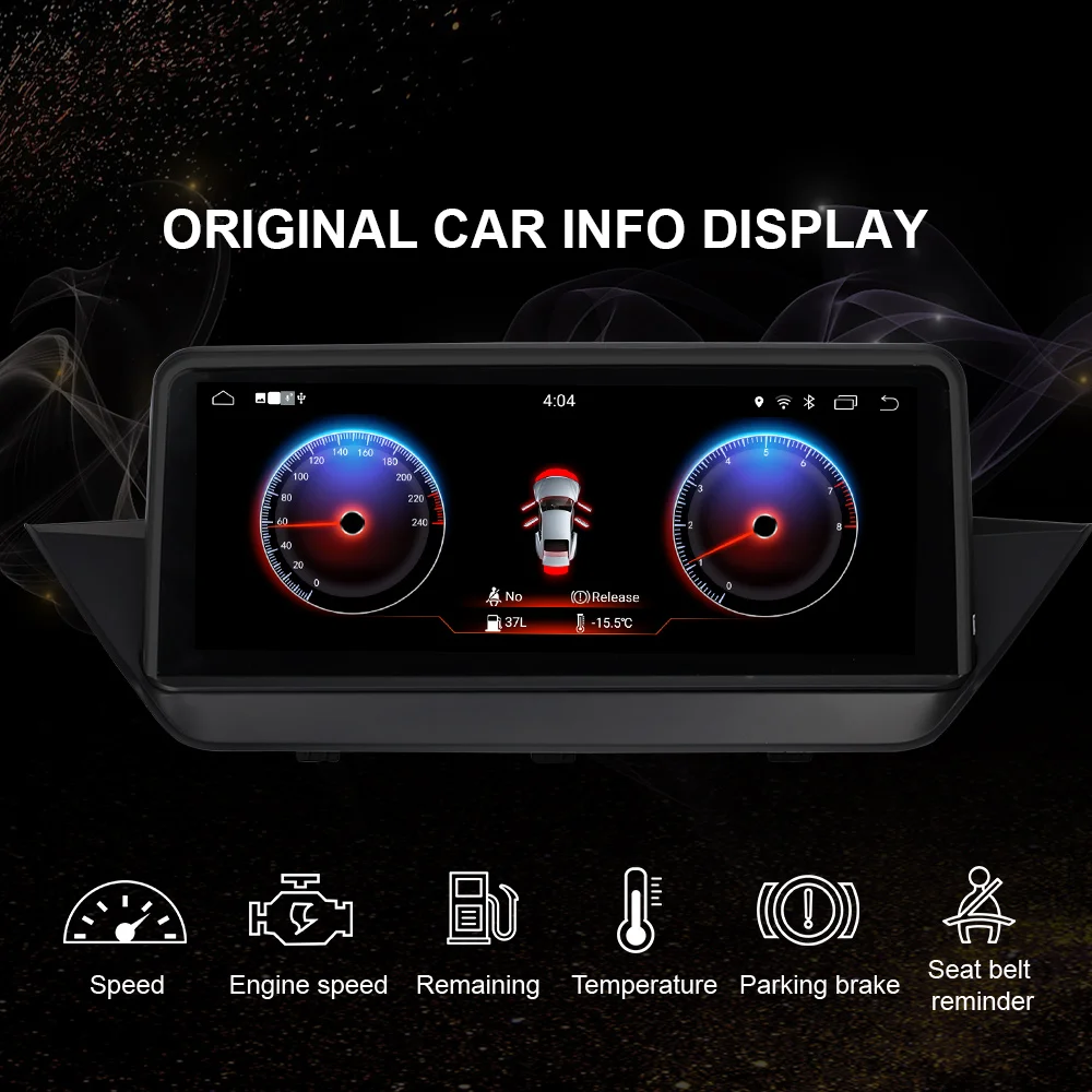 Flash Deal EBILAEN Android 9.0 Car DVD GPS Raido Player For BMW X1 E84 2009-2015 CIC Multimedia Navigation Auto iDrive 2GB+32GB Camera 3