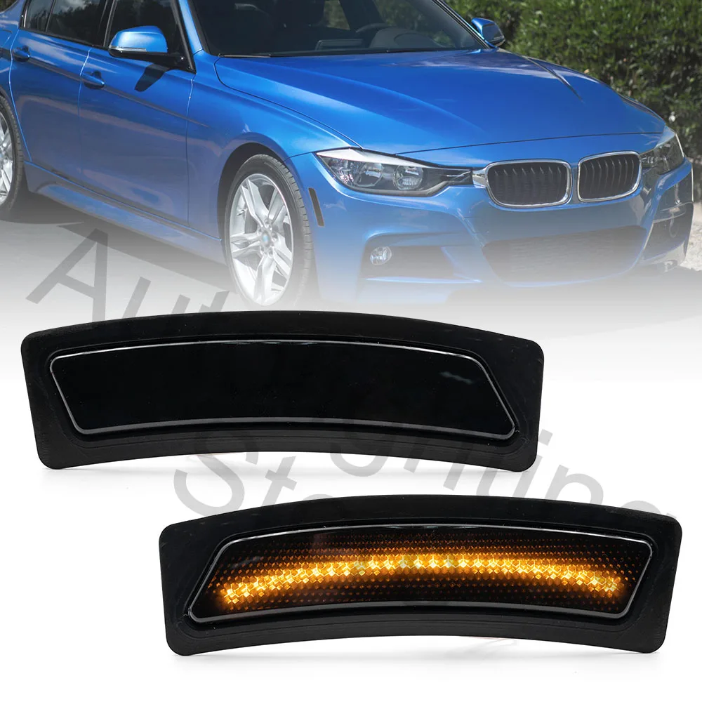 2X боковые маркеры для переднего бампера, фары для BMW 3 серии F30 F31 Touring LCI 320i 340i F32 M Sport 4 серии 420i 428i 435i F33 F36