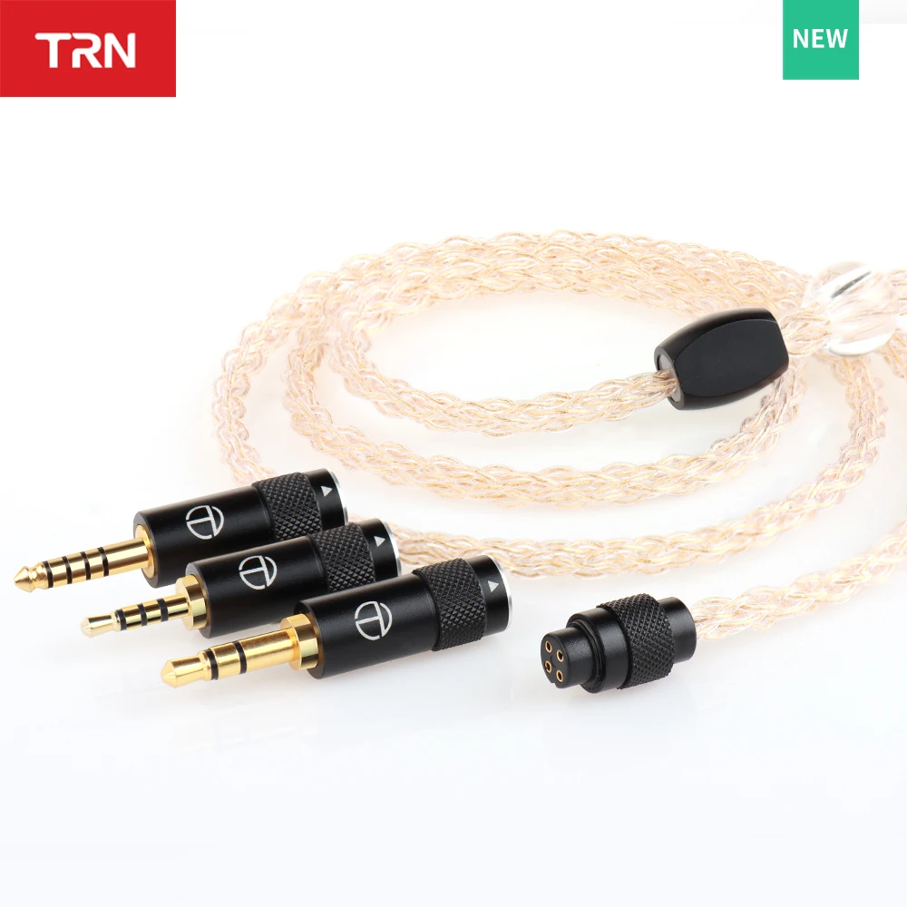 TRN TX 2 5 3 4 мм позолоченный кабель для обновления 0 75 78 S 2-контактный разъем MMCX HIFI