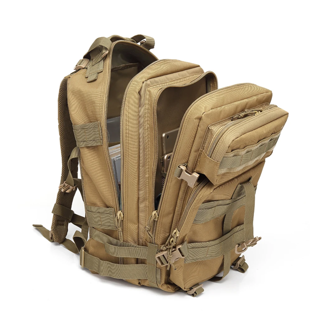 

45L Tactical Backpack Big Capacity Survival Gear Molle Pack Bag Functional Daypack Rucksacks for Outdoor Travel Hunt Camping