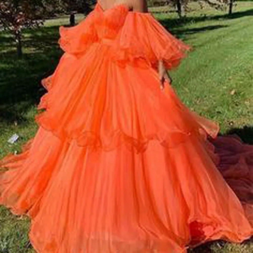 fire red prom dress
