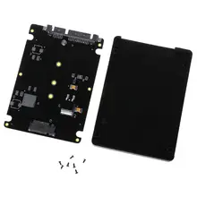 M.2 NGFF(SATA) SSD до 2,5 дюйма SATA3 адаптера твердотельный жесткий диск коробка пластиковый корпус