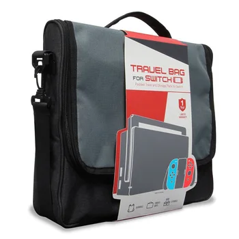 

For Nintendo Switch Host Storage Bag Switch Handle Base Charger Nylon Portable over-the-Shoulder Bag
