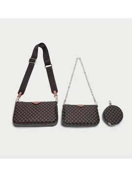 

2020 Women 3-in-1Bags Handbags crossbody bag PU leather fashion Wild Crossbody Bag Casual Brand Casual